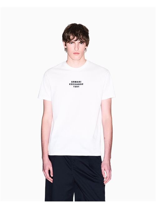 t-shirt man white ARMANI EXCHANGE | XM000540AF10362/U0009